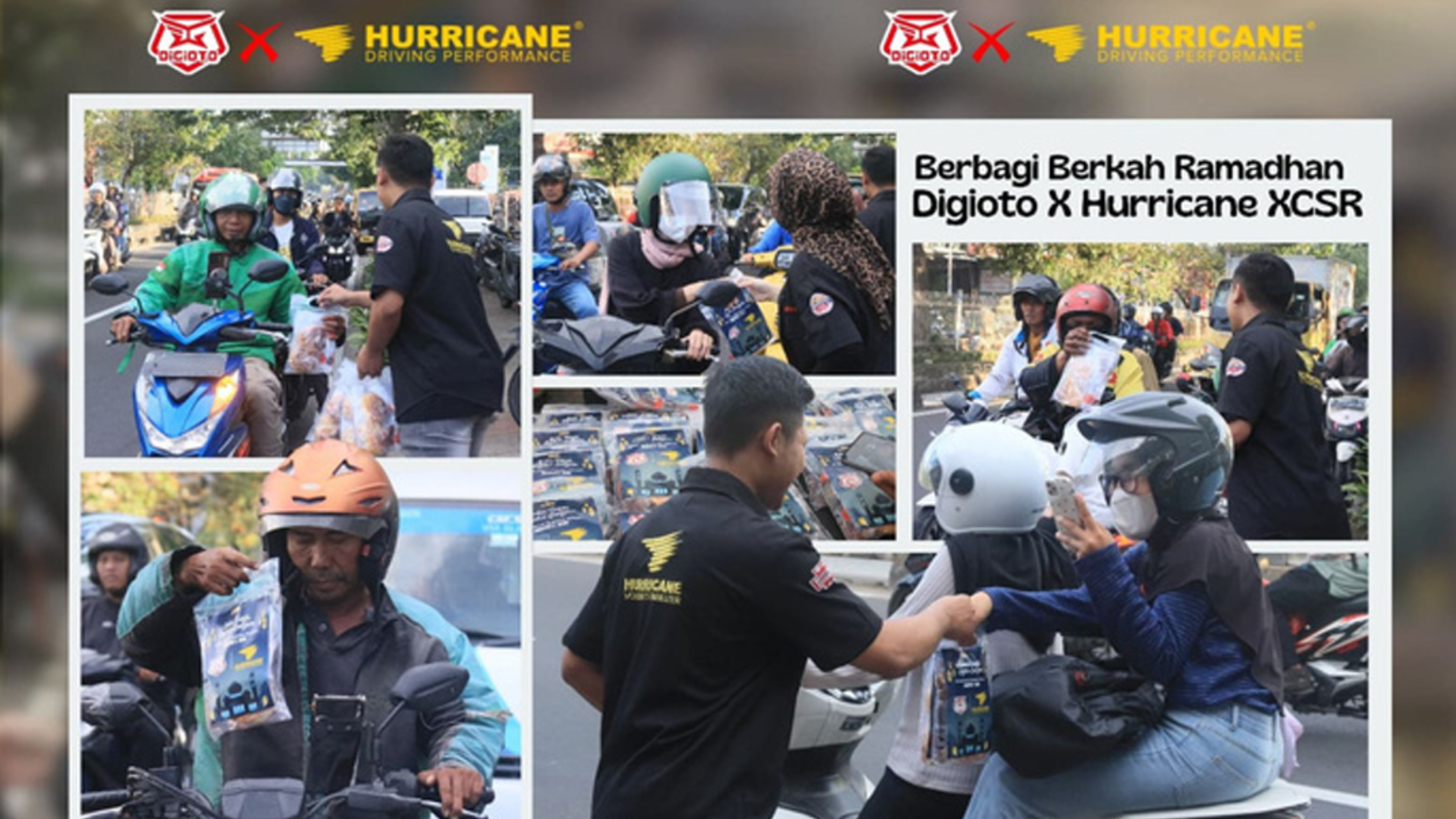 digioto berbagi takjil dengan hurricane