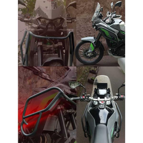Custom CrashBar Kawasaki KLE500 KLE 500 Crash Bar Pelindung Mesin
