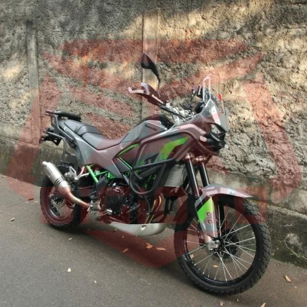 Custom CrashBar Kawasaki KLE500 KLE 500 Crash Bar Pelindung Mesin