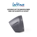 Leovince Cover Knalpot End Cap Cup + Rivets Silencer Lv Scoot 205756VMR