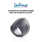 Leovince Cover Knalpot End Cap Cup + Rivets Silencer Lv Scoot 205756VMR