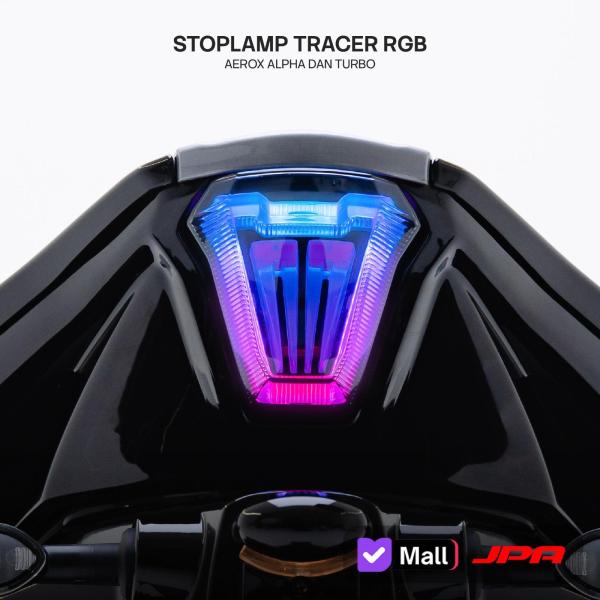 Lampu Rem JPA Tracer RGB Aerox Alpha Turbo Stop Lamp Lampu Belakang