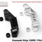 Bracket Braket Kaliper Brembo Depan WR3 Monoblok Monoblock Ninja 150RR 150 RR Pitch 100mm Disc 300 320mm