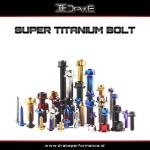 Drake Baut Titanium Ulir Cacing Body Filter Kawasaki Yamaha Grade 5 Universal