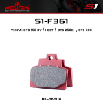 Kampas Rem Belakang Fenrir GTS 150 250 300 S1-F361