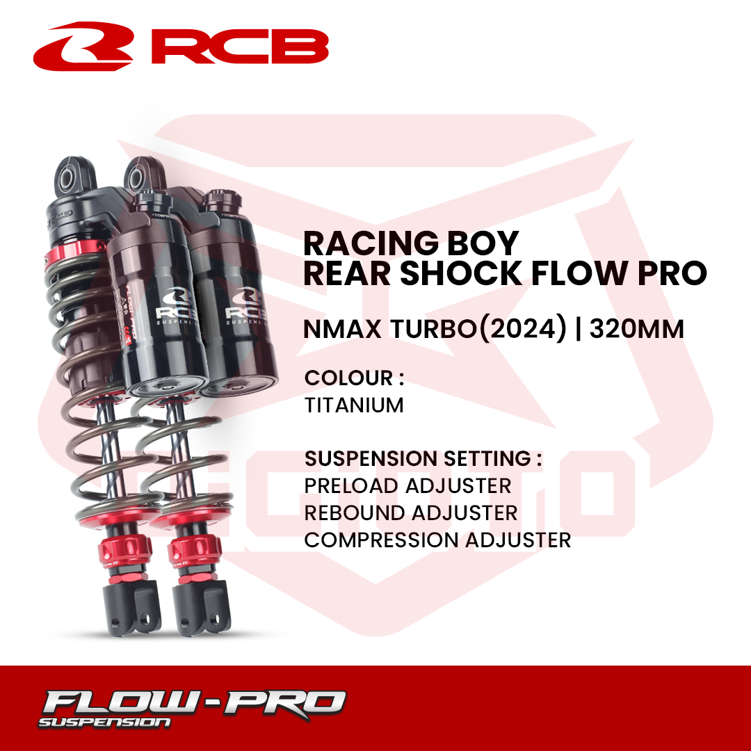 Shock Shockbreaker Belakang RCB Flow Pro Nmax Neo Turbo 320mm