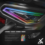 Stoplamp Lampu Rem Belakang Gaiden Xmax New Connected 2023+ RGB Adjustable