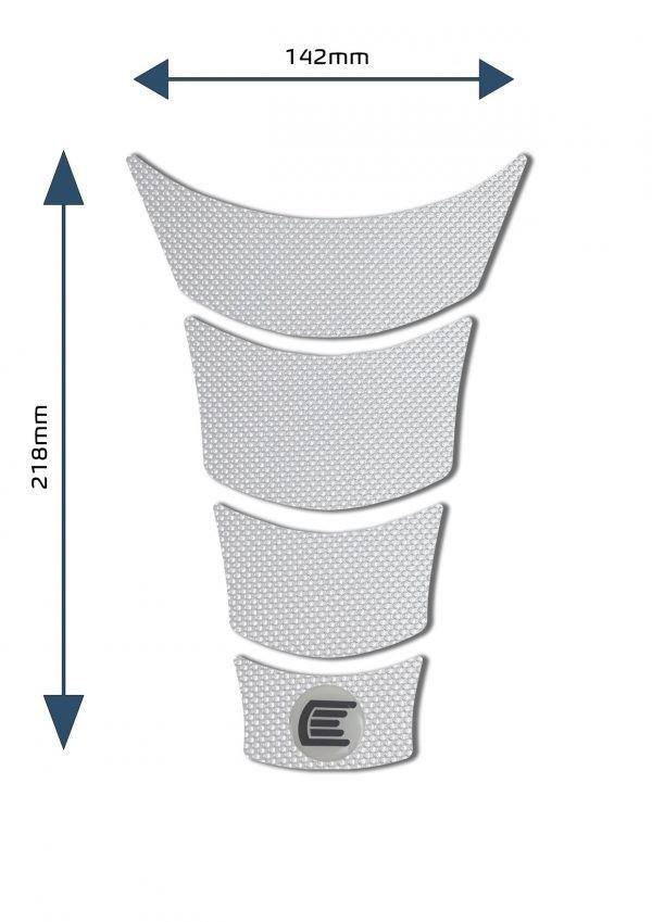 Tankpad Eazi Tank Grip Tengah Universal Black/Clear Procentrepad