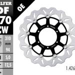 Disc Brake Galfer Floating Complete Depan CBR600RR 310mm Disc Wave