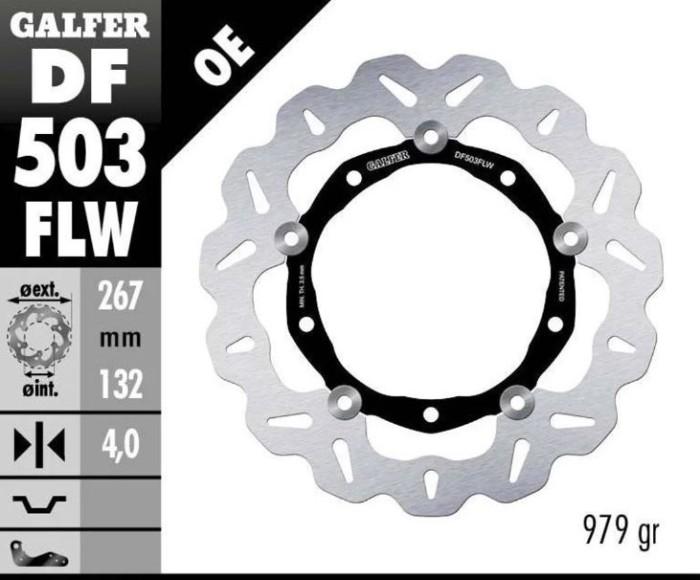 Disc Brake Galfer Floating Depan Tmax 500 276mm Disc Wave