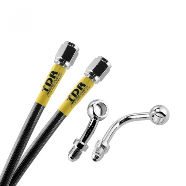 Selang Rem Variasi TDR 203cm Black Carbon Brake Hose