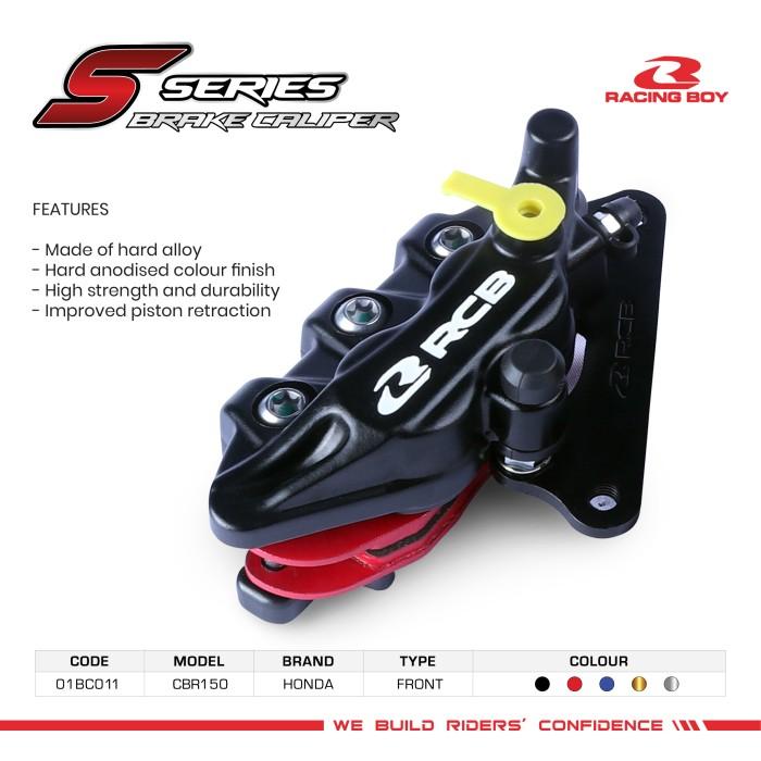 Racing Boy RCB Kaliper S Series Honda CBR150R - Depan