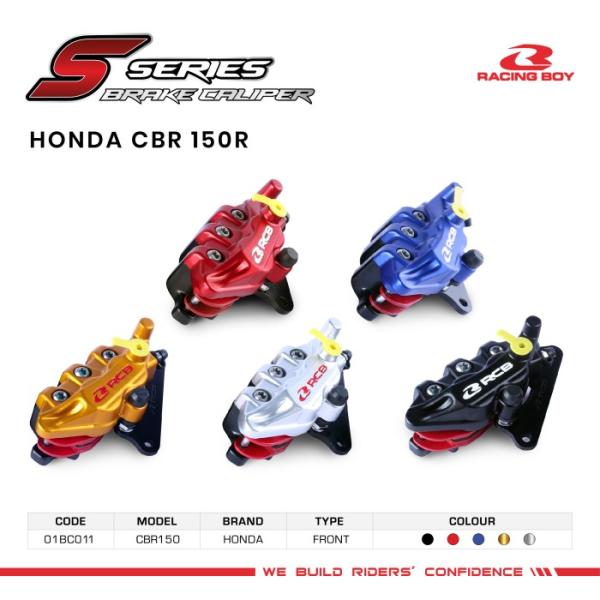 Racing Boy RCB Kaliper S Series Honda CBR150R - Depan