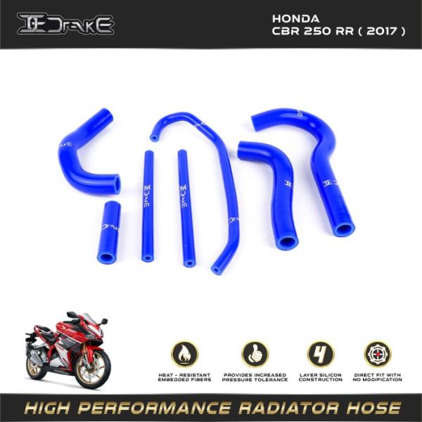 Selang Radiator Drake CBR250RR 250RR '17+ Radiator Hose