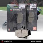 Kampas Rem Organik Brenta ER6N/ZX6R/Z1000 Belakang BR3089