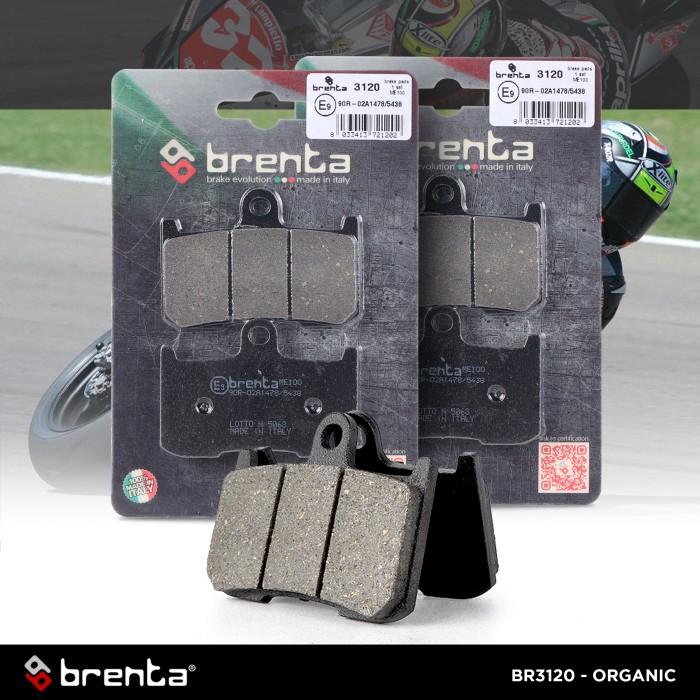 Kampas Rem Organik Brenta Z800/Z900 Depan BR3120