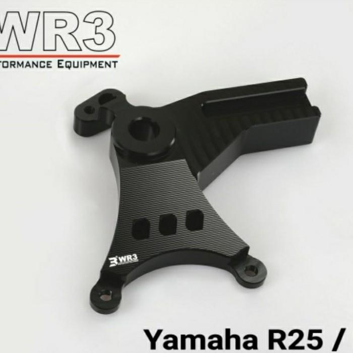 Bracket Kaliper Brembo WR3 2 Piston CNC Almu R25 Belakang