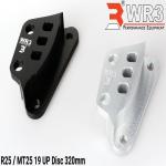 Bracket Braket Kaliper Brembo Depan WR3 R25 New Disc Lebar