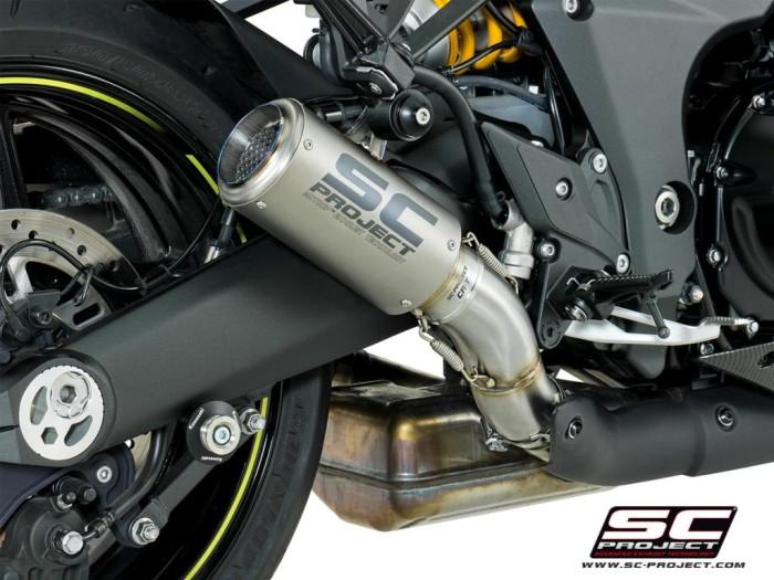SC Project Slip On Pair Of CRT Kawasaki Z1000 '17-'19