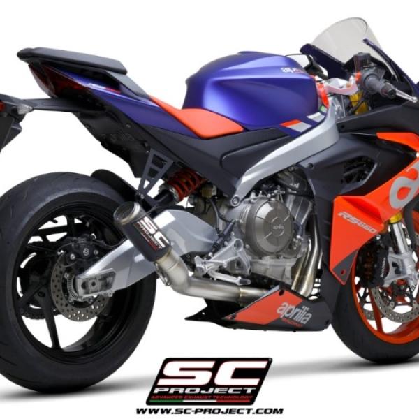 SC Project Fullsystem Titanium CRT Carbon Aprilia RS 660 '20-'21