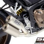 SC Project Fullsystem Stainless Twin CRT Titanium Honda CB650R '19-'20