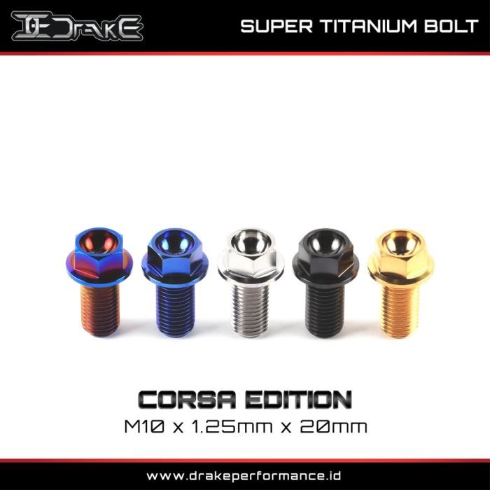 Drake Titanium Baut Corsa Series M10 Universal