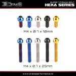 Drake Baut L Titanium M4 Hexa Series Grade 5 Original