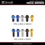 Drake Baut L Titanium M5 Hexa Series Grade 5 Original