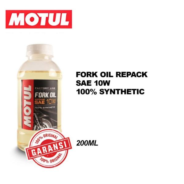 Oli Shock Depan Motul 10W Syntethic Oil Oli Sok 200ml 200 ml