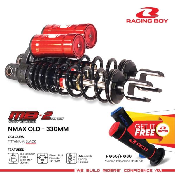 Shock Shockbreaker Racing Boy RCB MB-2 Series Yamaha Nmax 330mm