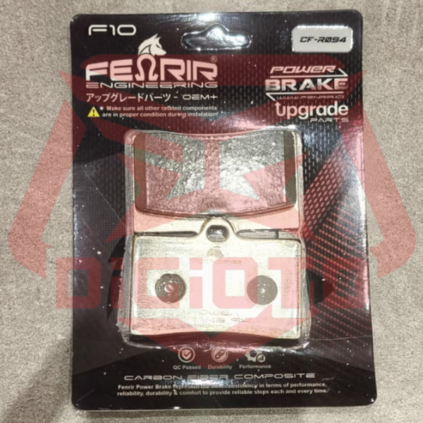 Kampas Rem Depan Fenrir untuk Brembo 4 Piston 4p Carbon Fiber Ceramic S4-R094