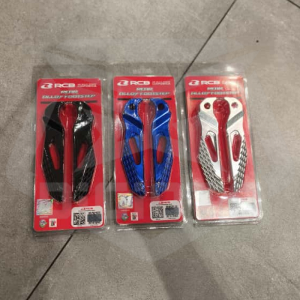 Footstep Foot Step Belakang RCB Nmax Aerox Xmax Alumunium Alloy