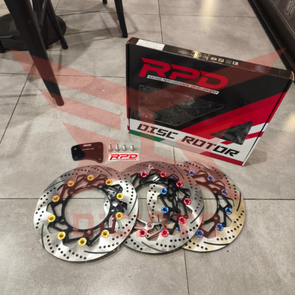 Disc Brake Cakram Depan Floating RPD Tornado Xmax Old New Xmax X max Connected 298mm Plus Bracket