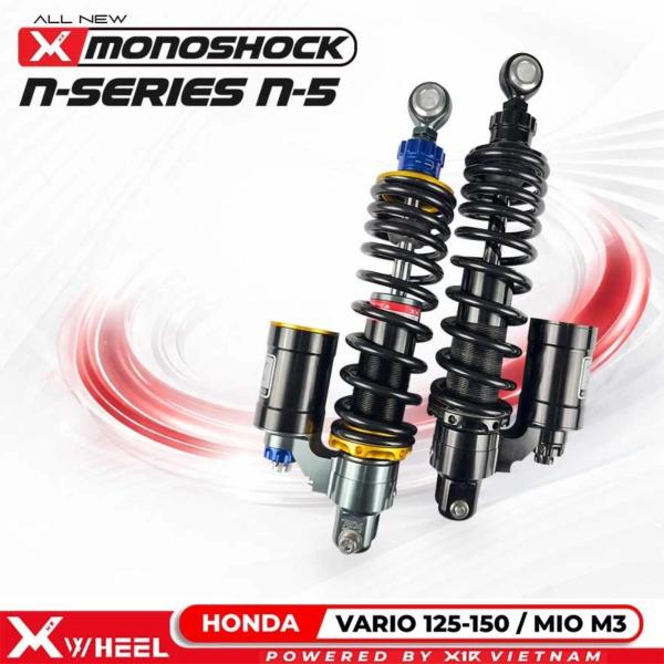 Shock Shockbreaker Tabung Bawah XWheel N-5 N5 Full Adjustable Vario 110 125 150 328mm