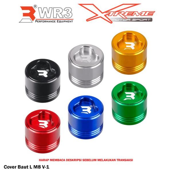 Cover Tutup Baut L WR3 V1 Ukuran M8 Untuk Kaliper Radial