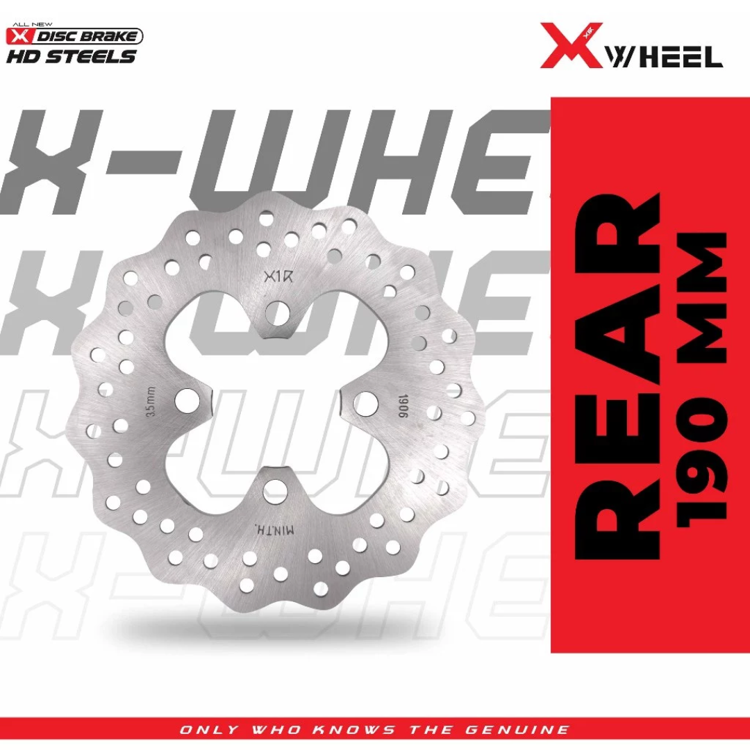 Piringan Cakram Disc Discbrake Depan Belakang Standar XWheel Sonic 150r Ukuran 295mm (F) 190mm (R)