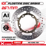Discbrake Cakram Semi Floating XWheel Mx King 150 267mm Piringan Cakram Depan Disc Lebar