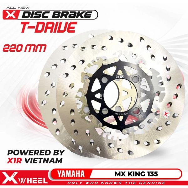 Discbrake Cakram Full Floating XWheel T-Drive Mx 135 220mm Piringan Cakram Depan